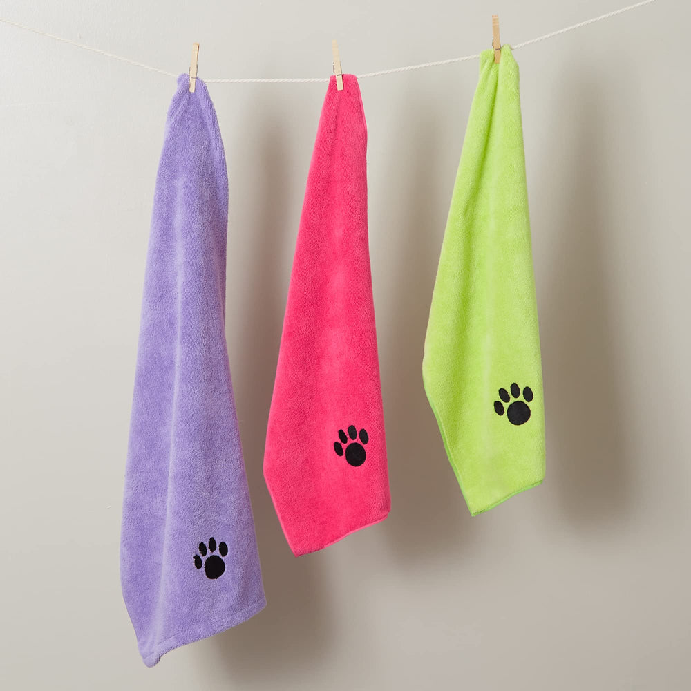 Bone Dry lightweight towel travels easily for on-the-go pet care
