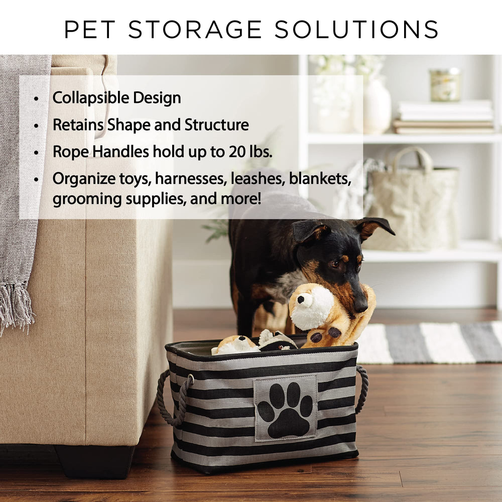 Bone Dry Trellis organize toys and blankets neatly in home entry or living room.