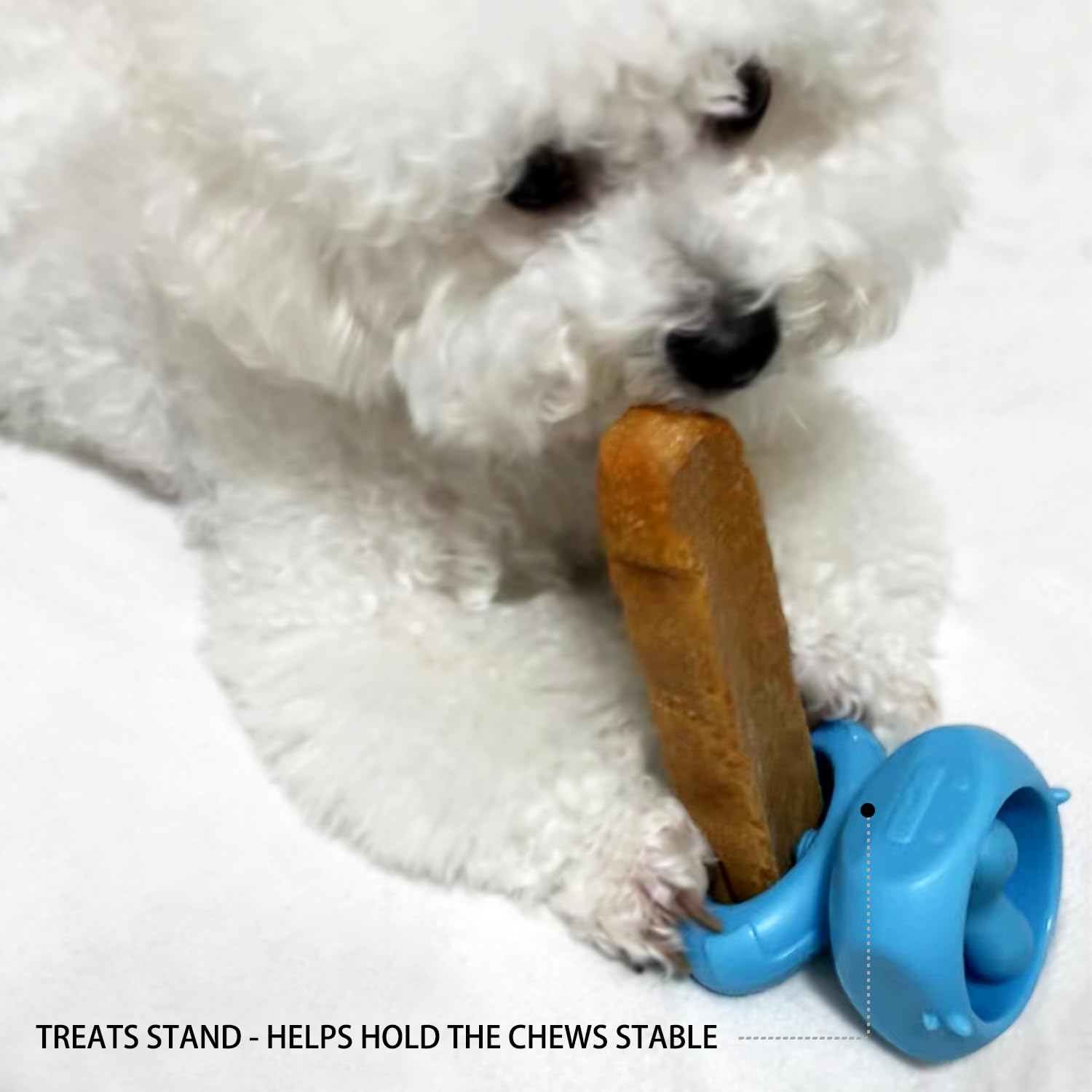 BoniVet chew holder made from sturdy plastic emphasizes durability and dependable use