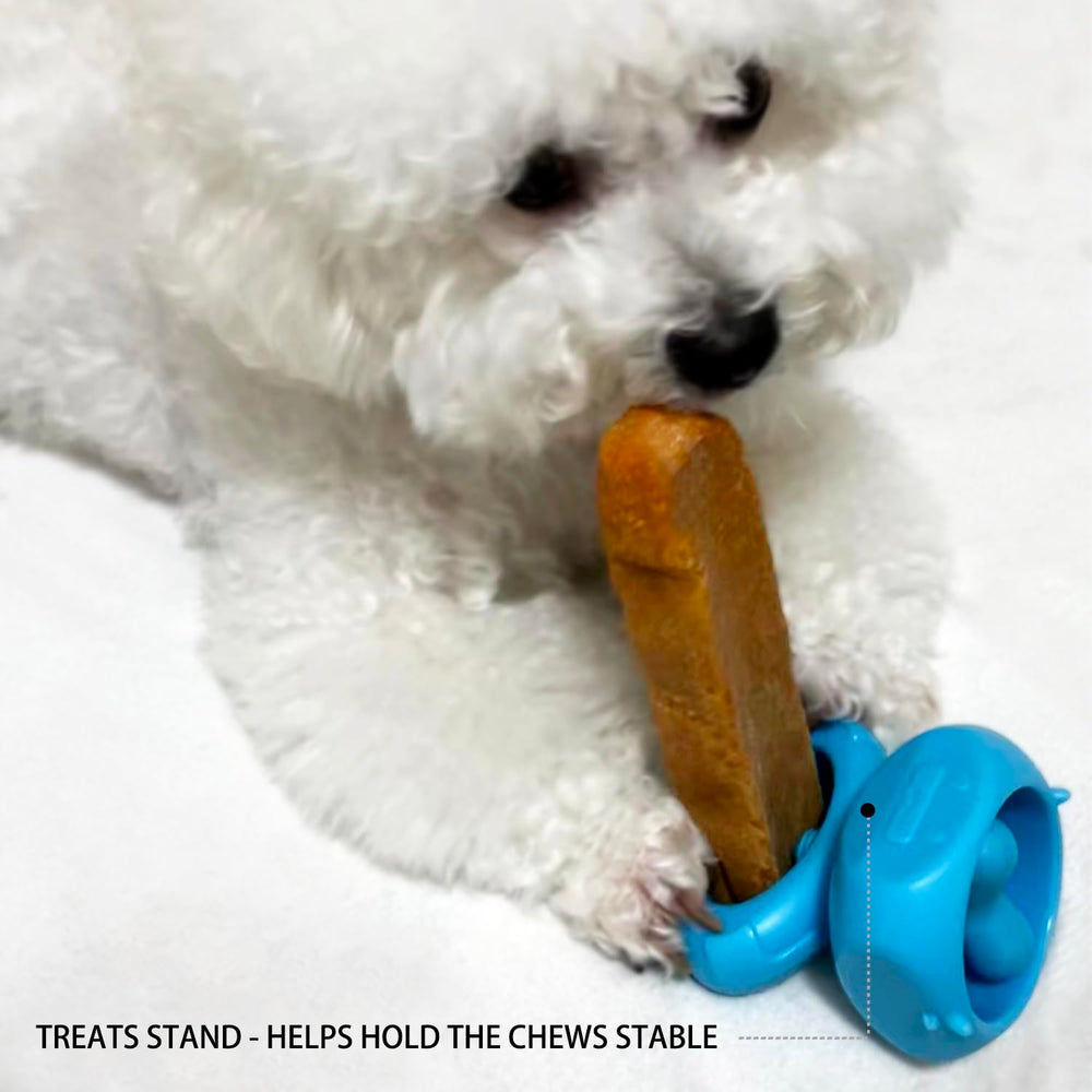BoniVet chew holder made from sturdy plastic emphasizes durability and dependable use