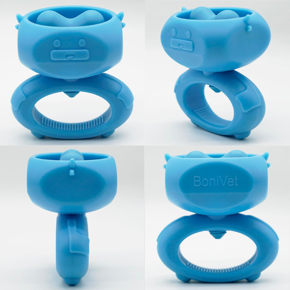BoniVet chew holder warranty badge image communicates 1-year protection and support