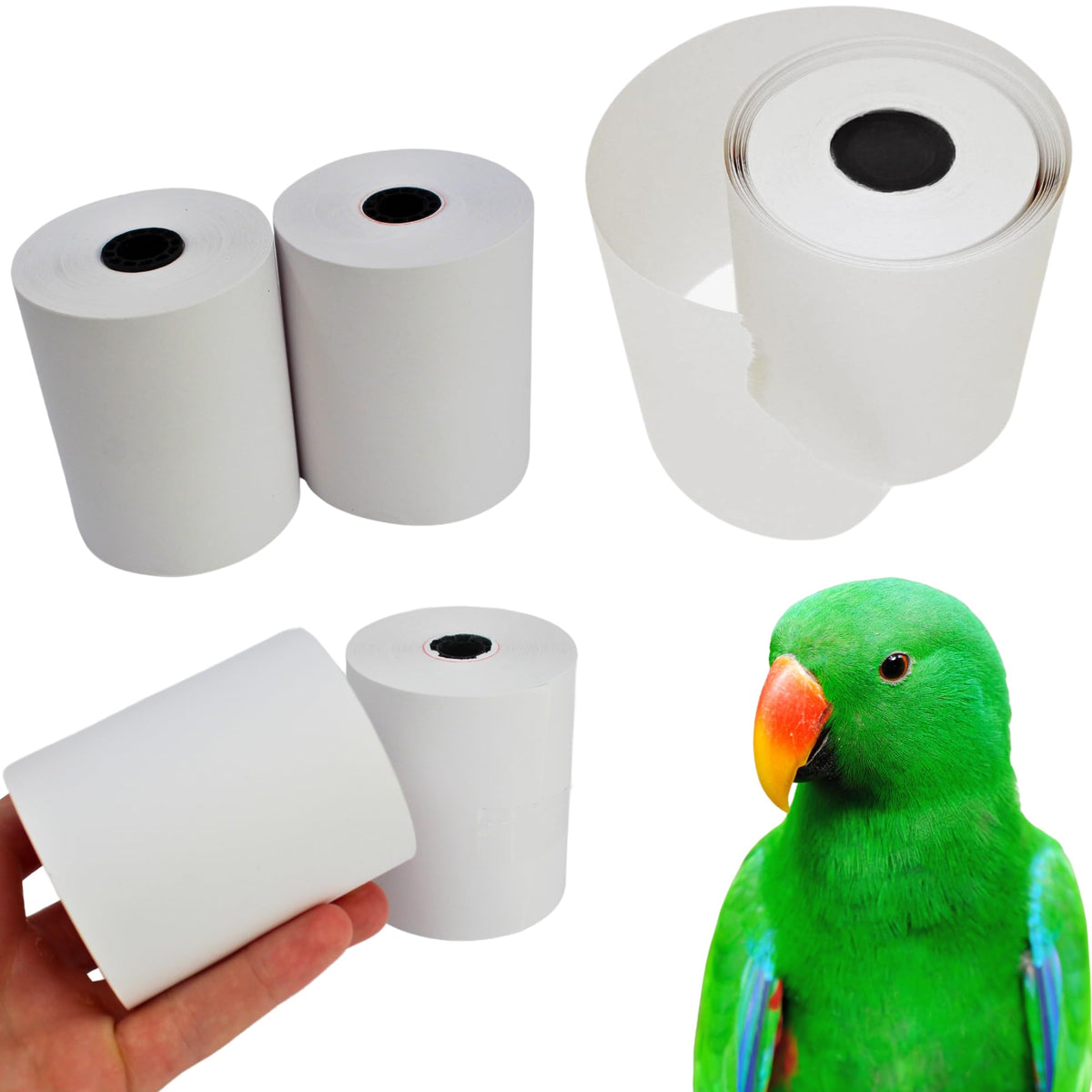 Bonka Bird Toys large Shredmaster refill rolls ready for installation and ongoing shredding fun.
