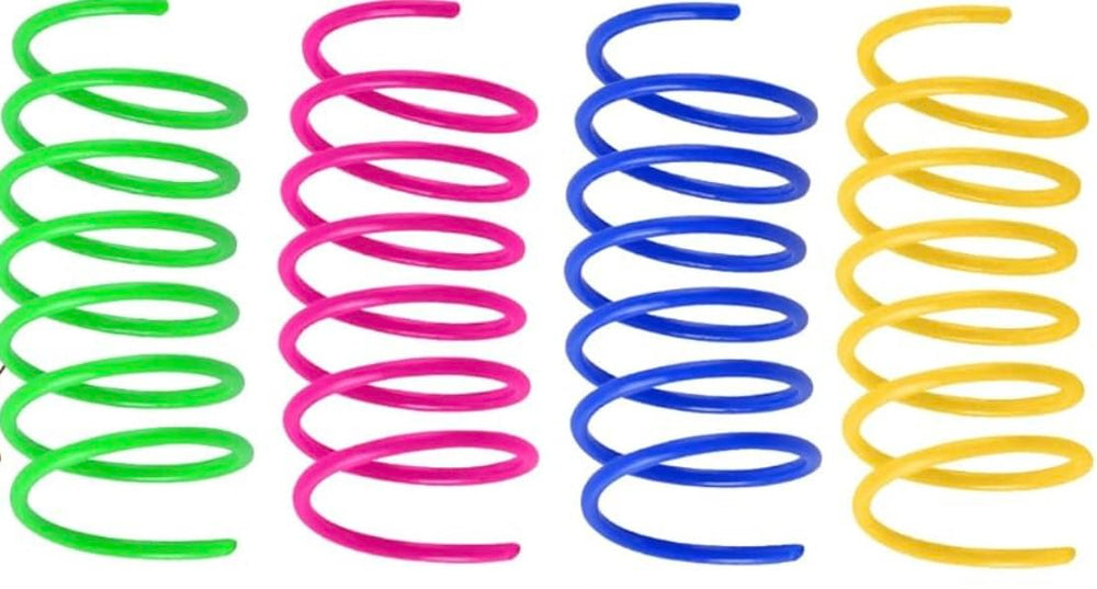 Bonkers Purr Pops cat spring toys set demonstrates interactive play and enrichment.