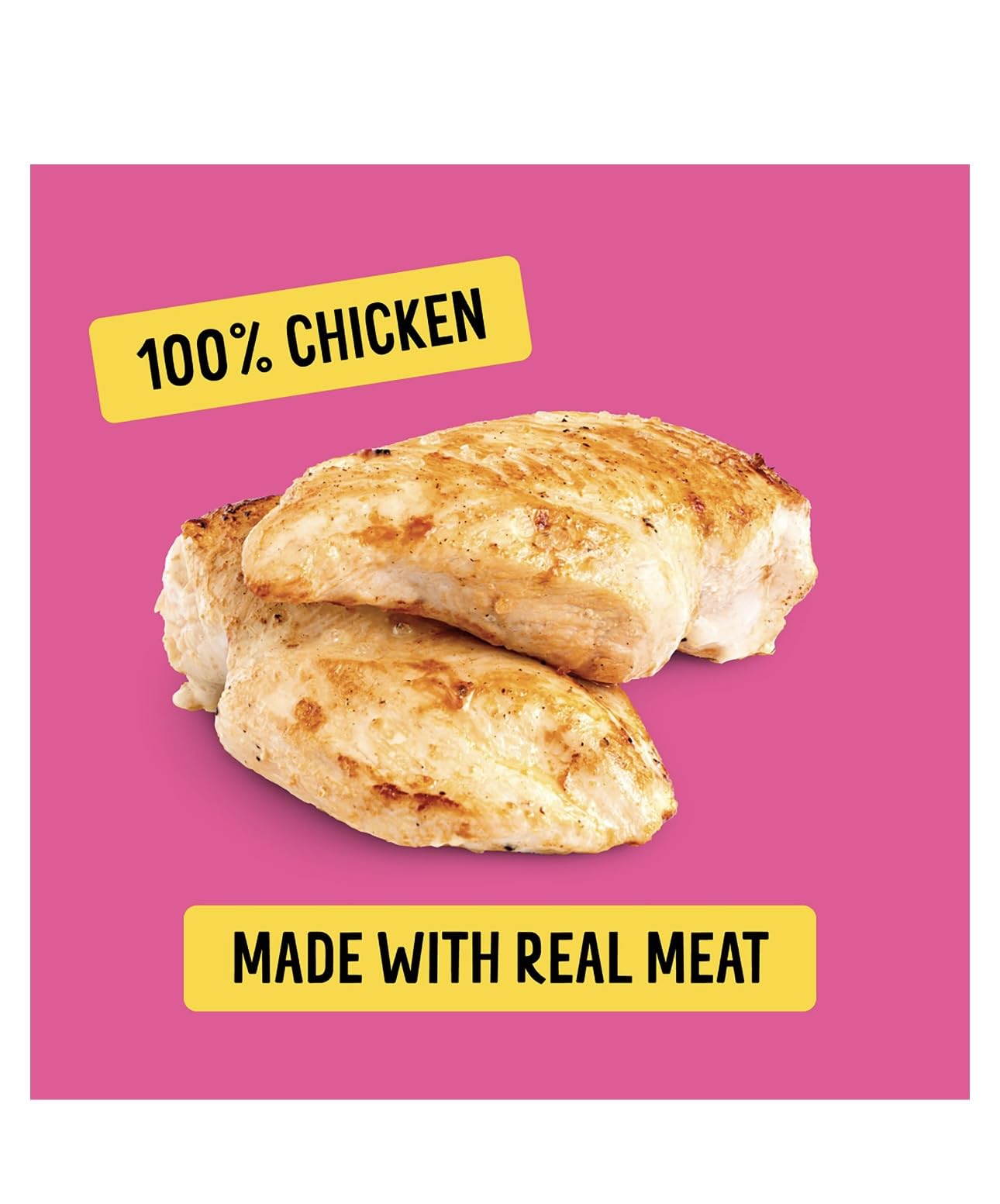 Bonkers Purr Pops freeze-dried chicken detail showing premium ingredients and crisp texture.
