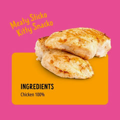 Bonkers Purrpops cat enjoying high-protein treat during playtime