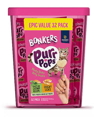 Bonkers Purrpops hero pack shows two flavors for easy rewards.