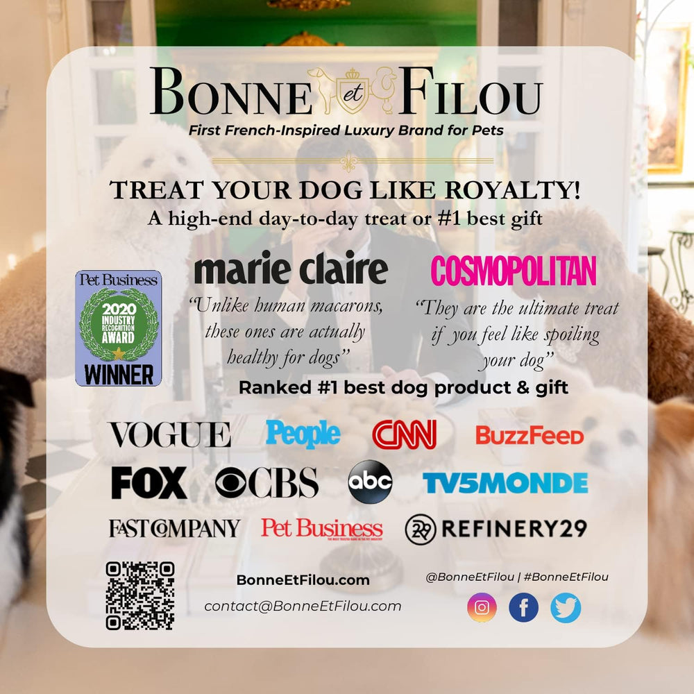 Bonne et Filou-room-temperature-dog-treats convenient storage for busy homes