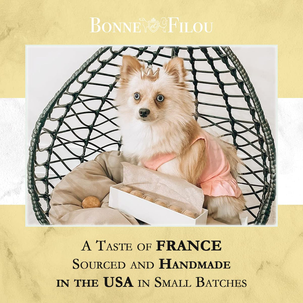 Bonne et Filou room-temperature storage — no refrigeration required.
