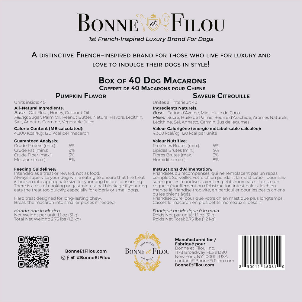 Bonne et Filou treats cut into pieces for small dogs, versatile serving option.