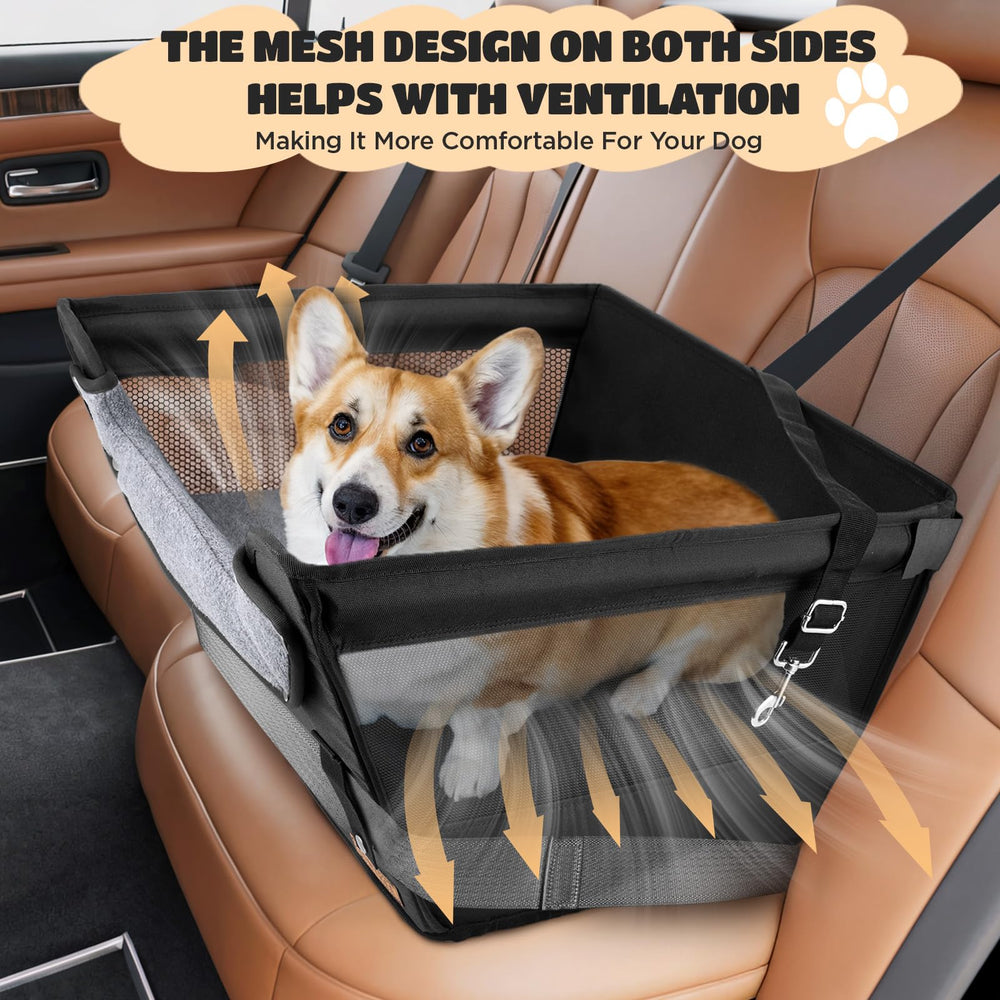 BONTHEE breathable mesh keeps pets cool and comfortable on long drives.
