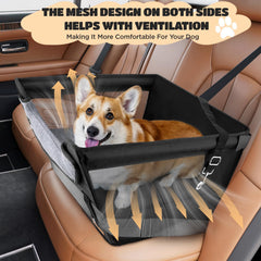 BONTHEE breathable mesh keeps pets cool and comfortable on long drives.