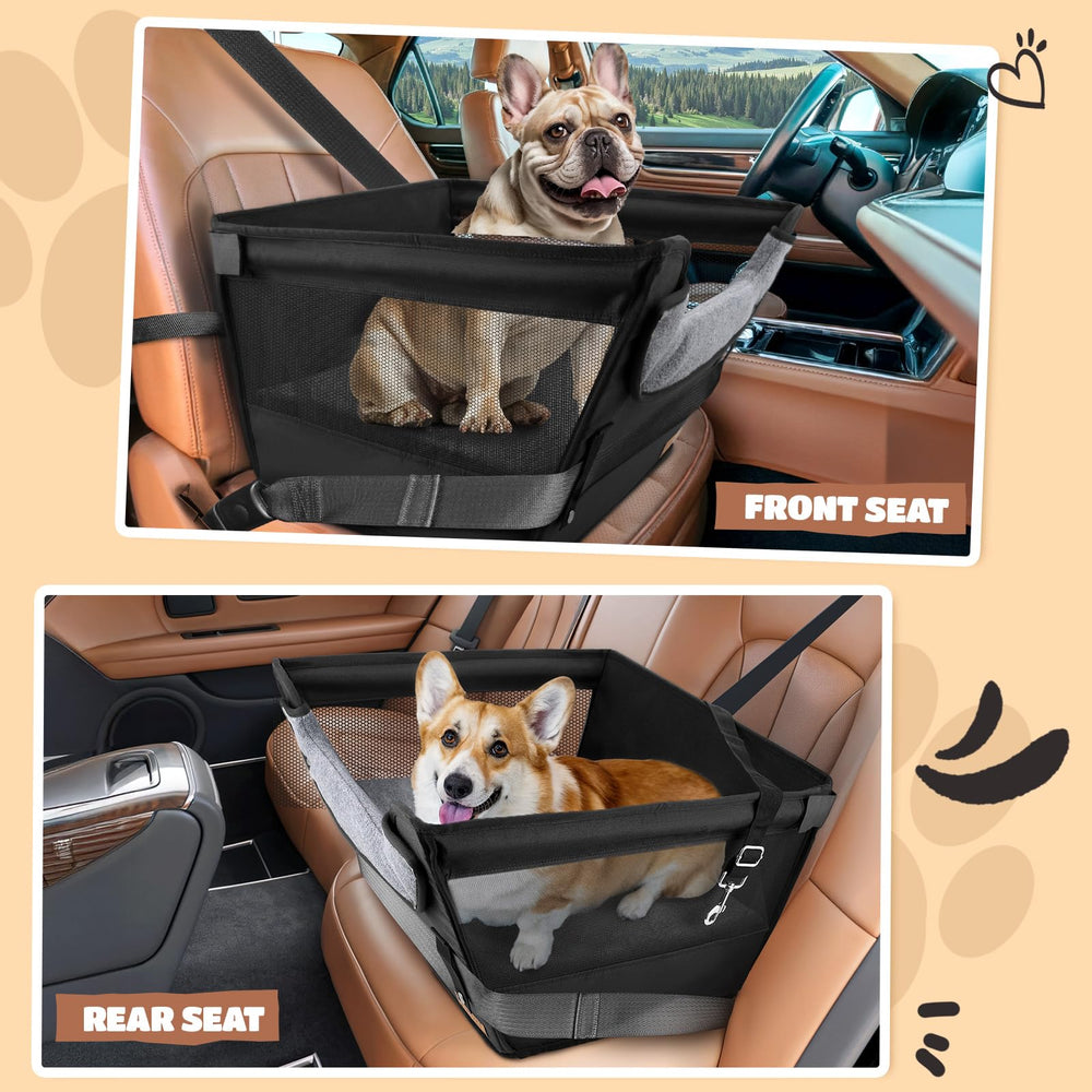 BONTHEE non-slip bottom keeps the booster stable on smooth car seats.