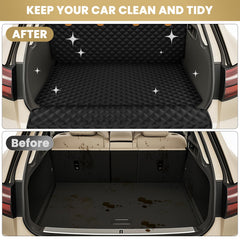 BONTHEE trunk protector with bumper guard shields bumper during loading