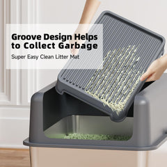 Booche cat ramp washable design image emphasizes easy cleaning after use.