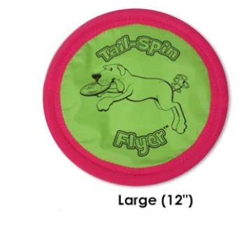 Booda floats-and-flies dog toy ideal for water and land play.
