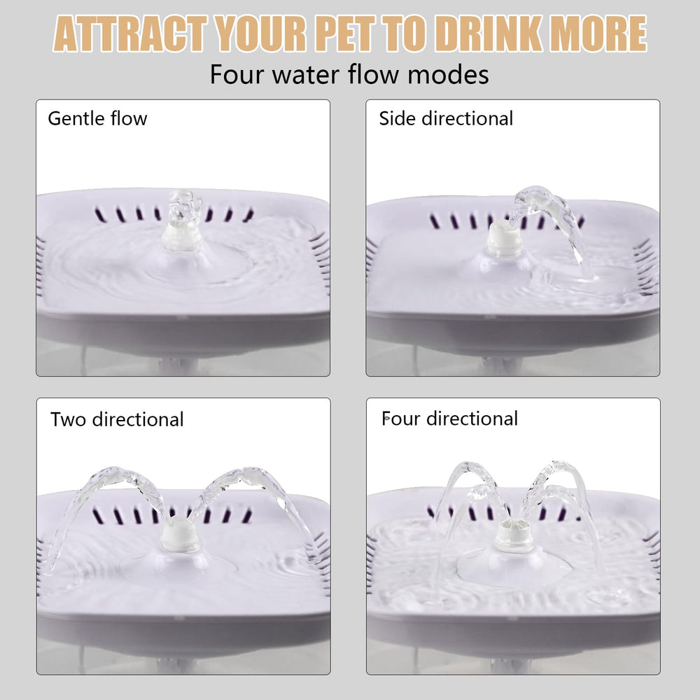 BOODIDI cat fountain ultra-quiet-pump for peaceful homes