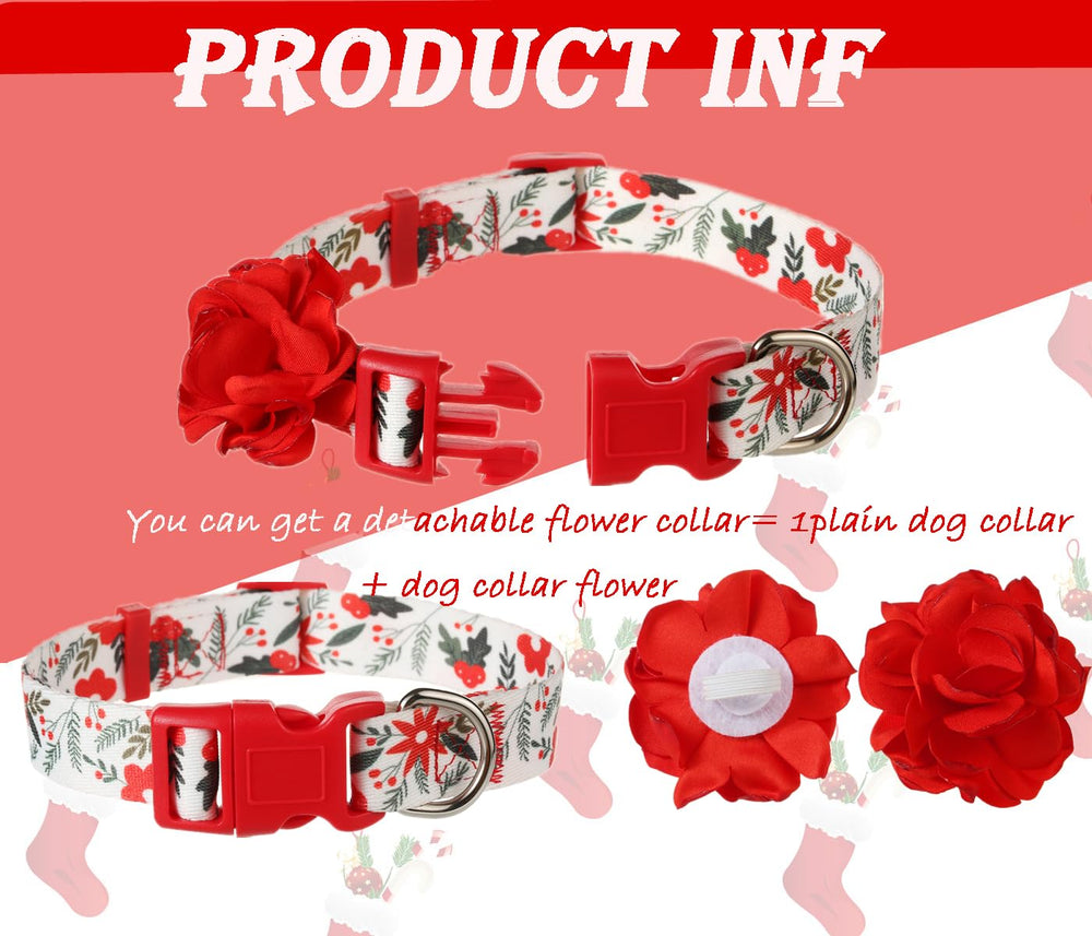 BoomBone set of two floral collars for versatile holiday coordinating looks.