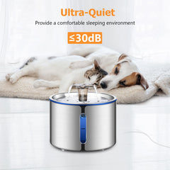 BOORCA cat fountain multi-layer filtration removes hair and odors for clean water