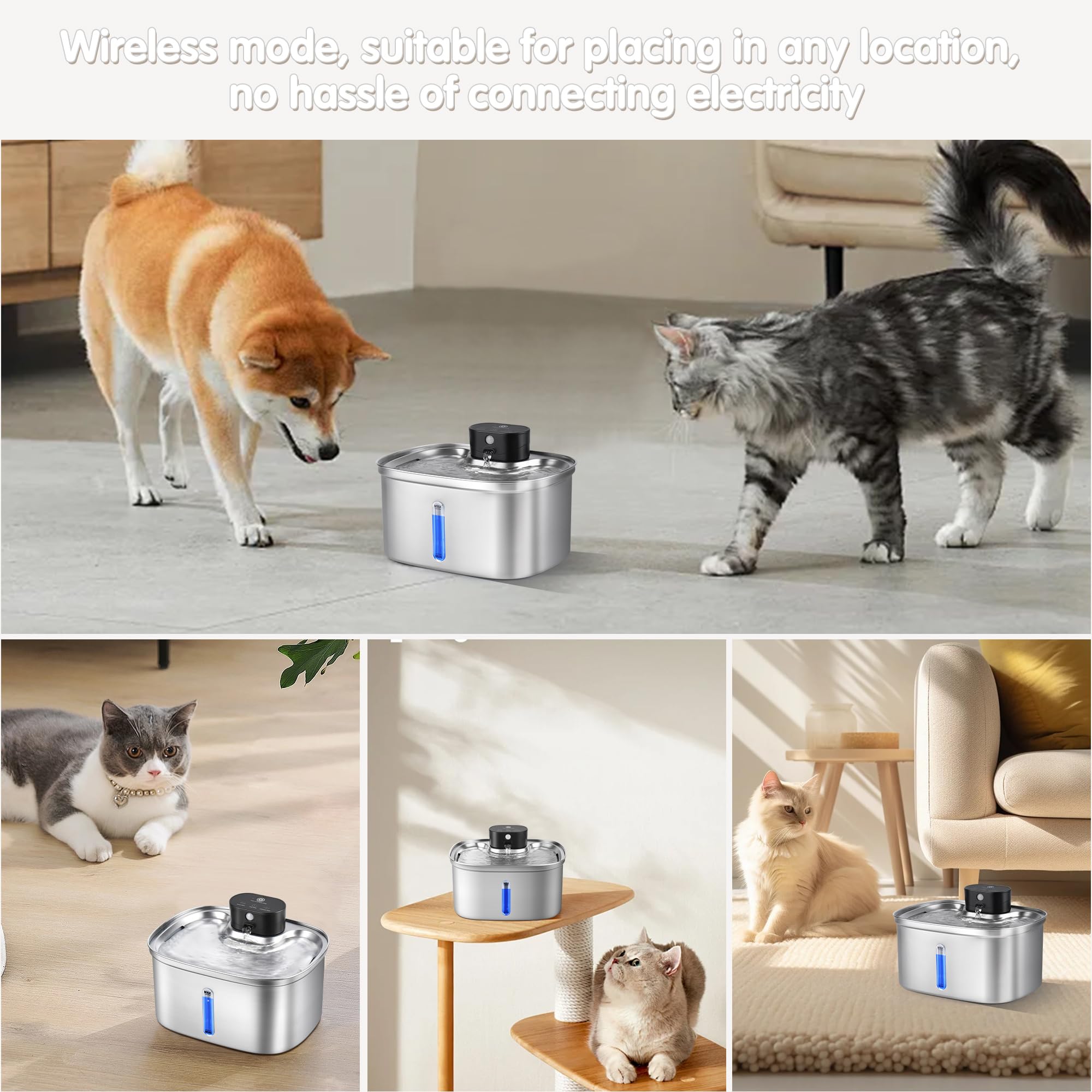 BOORCA circulation filtration system with multiple layers filters odors and impurities