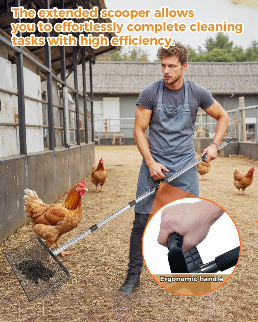 Boostool ergonomic grip handle for comfortable cleaning