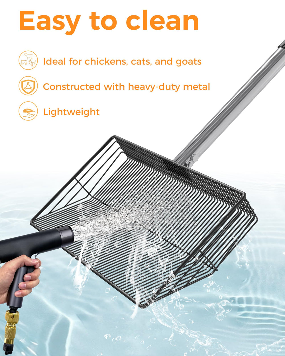Boostool rust-resistant finish stands up to outdoor use