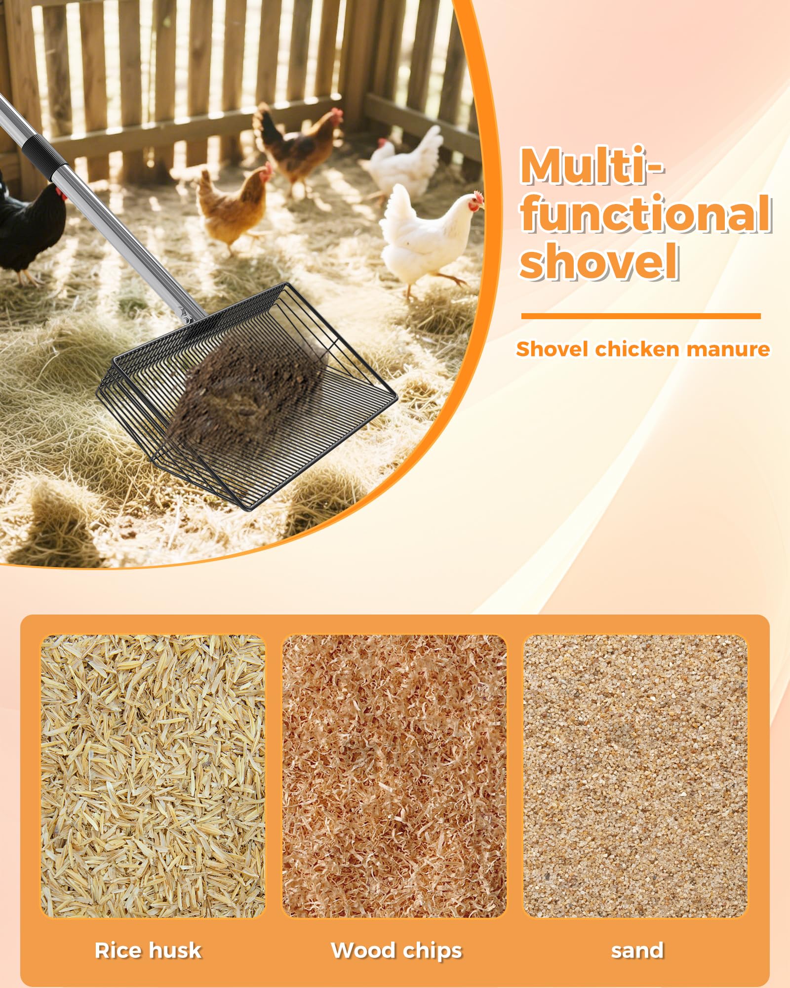 Boostool sand-friendly design simplifies coop cleanup in sandy bedding