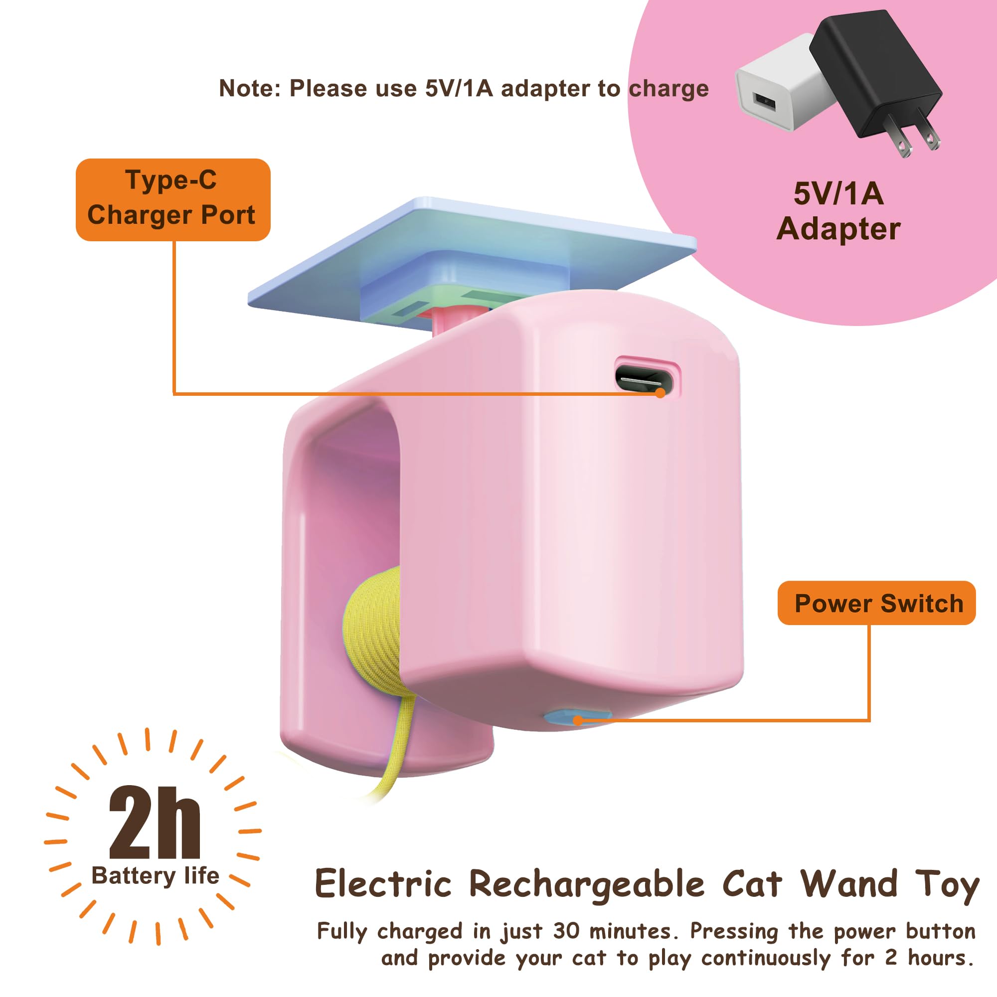 BOOTEELY Cable de carga USB incluido para recargar sin complicaciones.