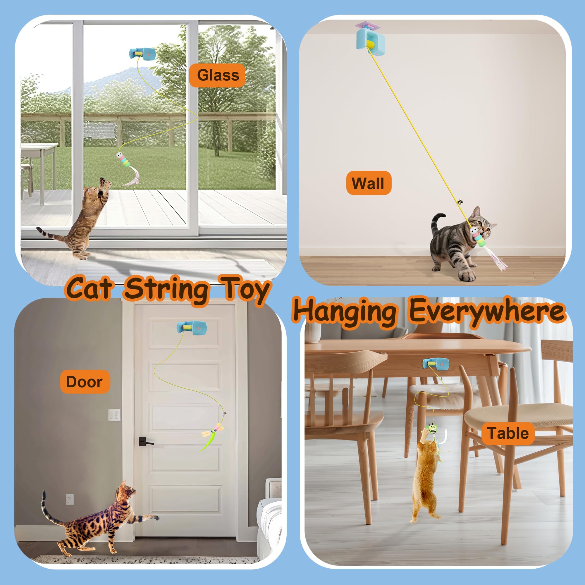 Booteely foam tapes enable versatile door-frame mounting for play.