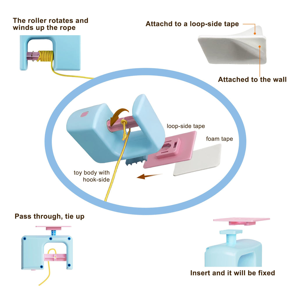 Booteely loop-side tapes allow quick reinstallation for multi-location fun.