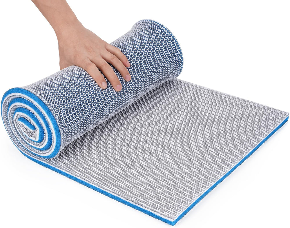 Borlech Aquarium Filter Media Sponge Pad closeup highlighting multiple layers for clearer water