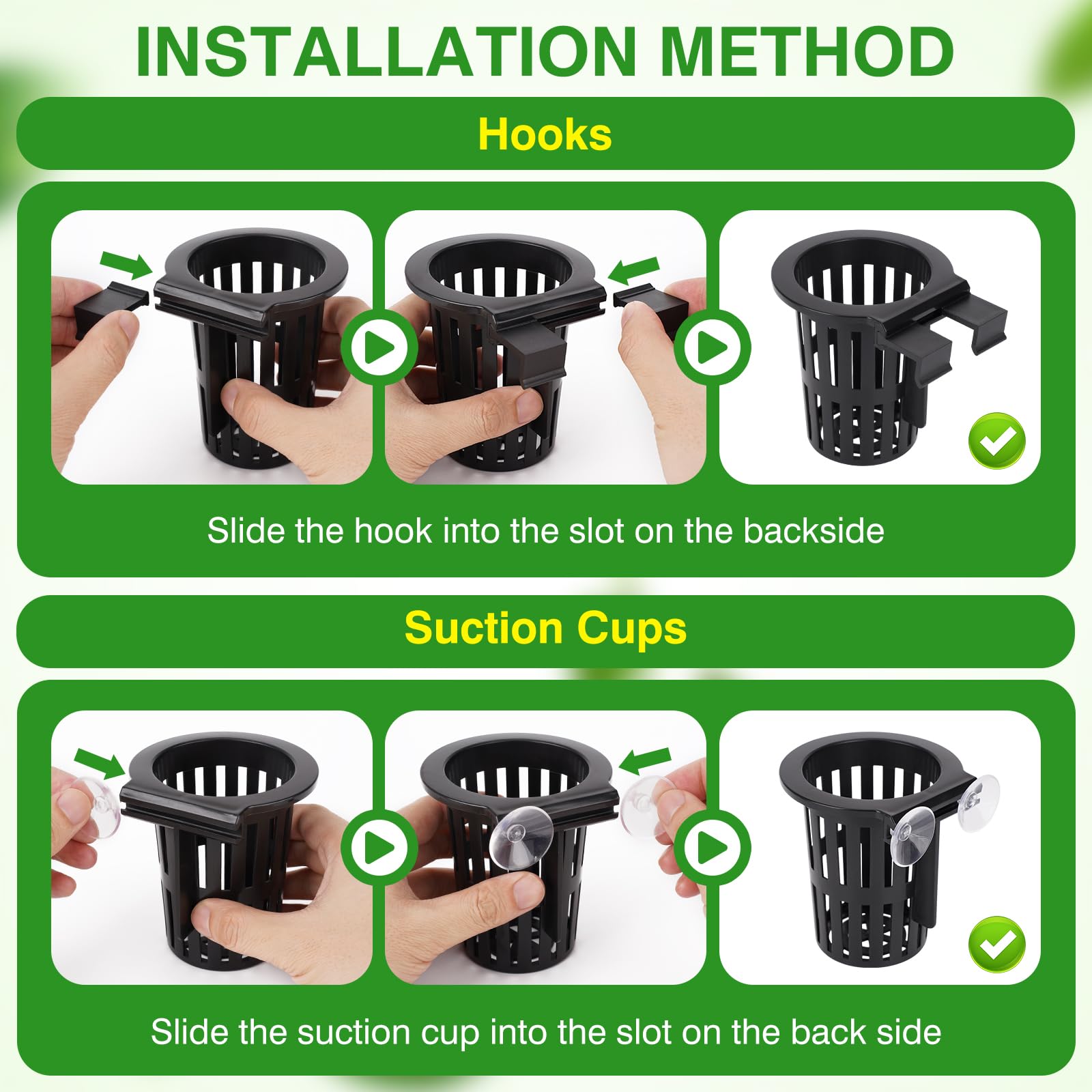 Borlech four-piece pack enables versatile plant displays.