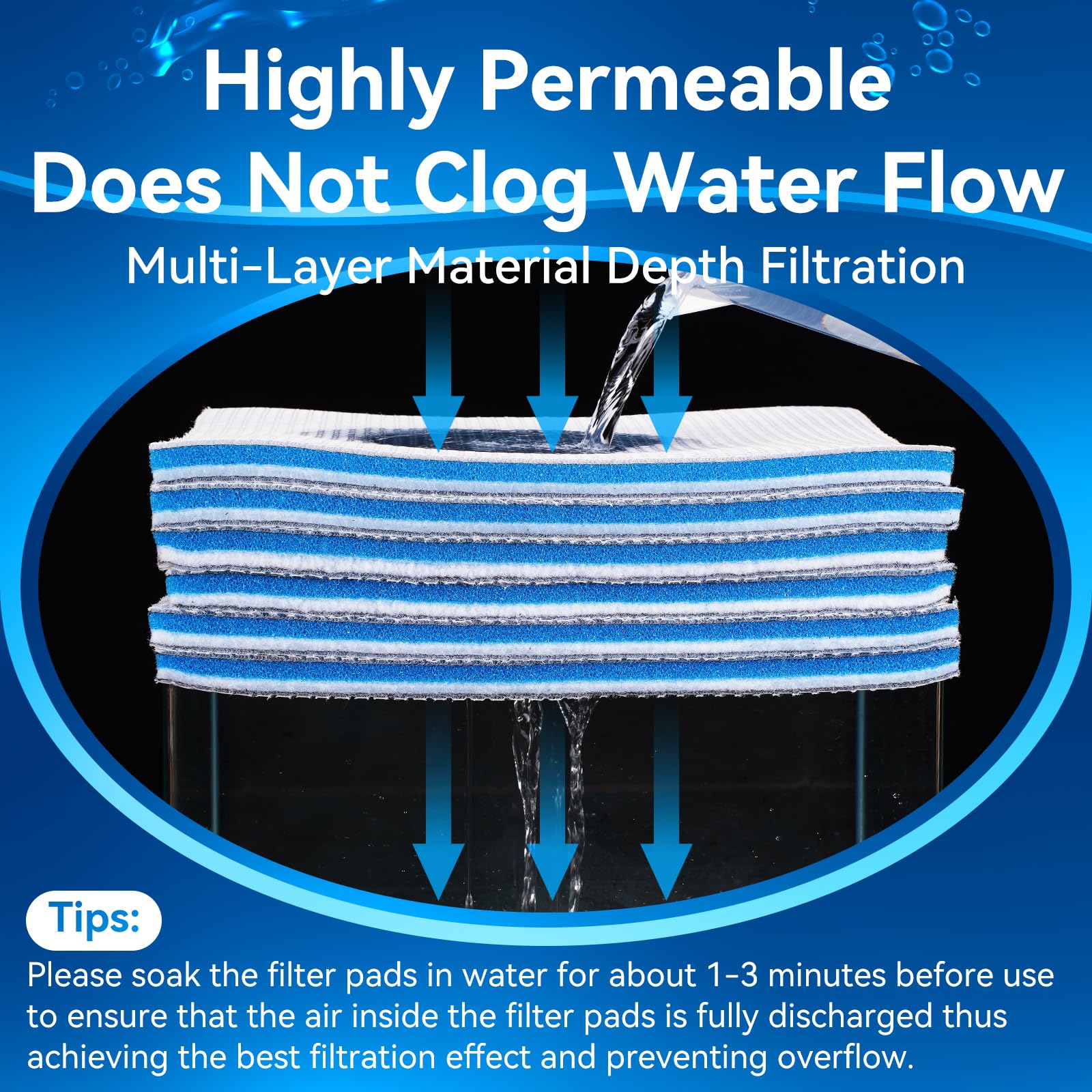 Borlech nano-filter mesh layer demonstrates fine filtration at micro-particle level