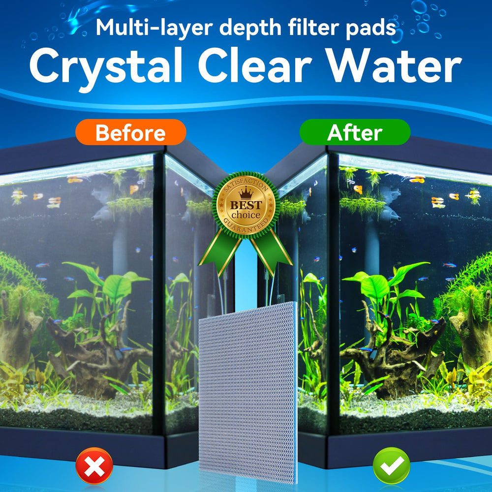 Borlech sponge pad cut-to-fit demonstrates easy sizing for various filter models