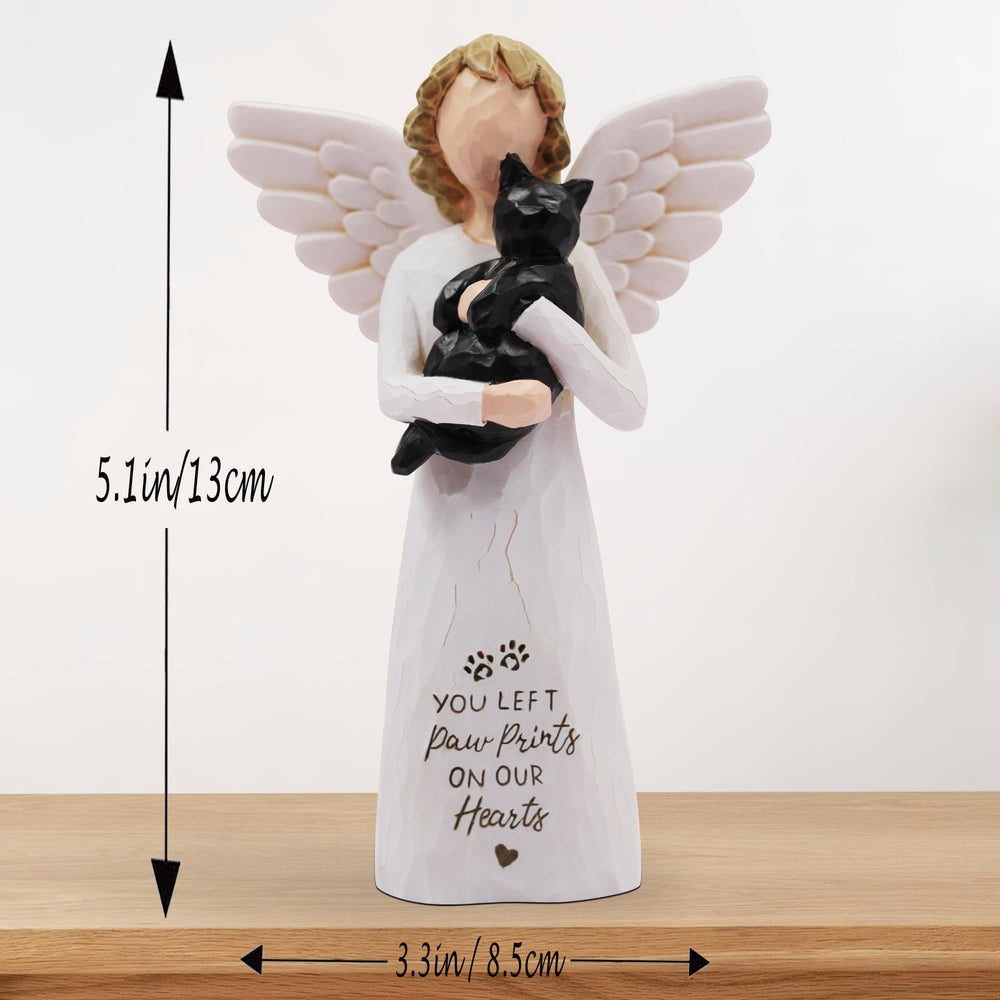 BORLESTA resin cat memorial sculpture as a heartfelt centerpiece.