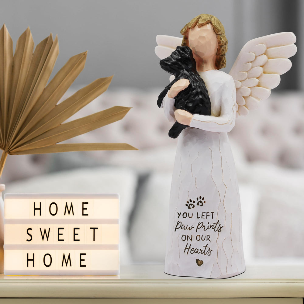 BORLESTA dog memorial decor on a shelf highlighting loving remembrance.
