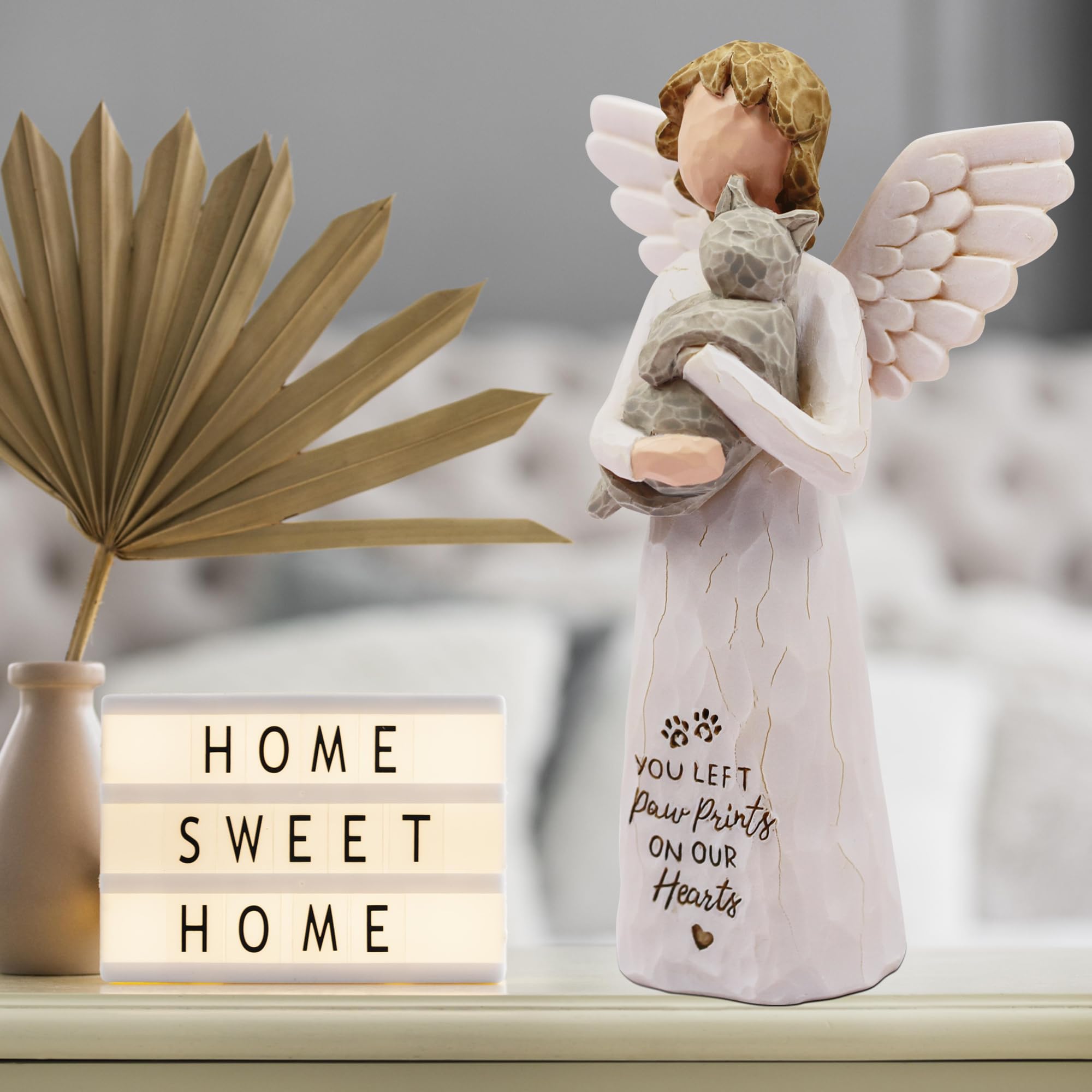 BORLESTA pet-loss-sympathy-figurine offers a compassionate reminder during grieving moments