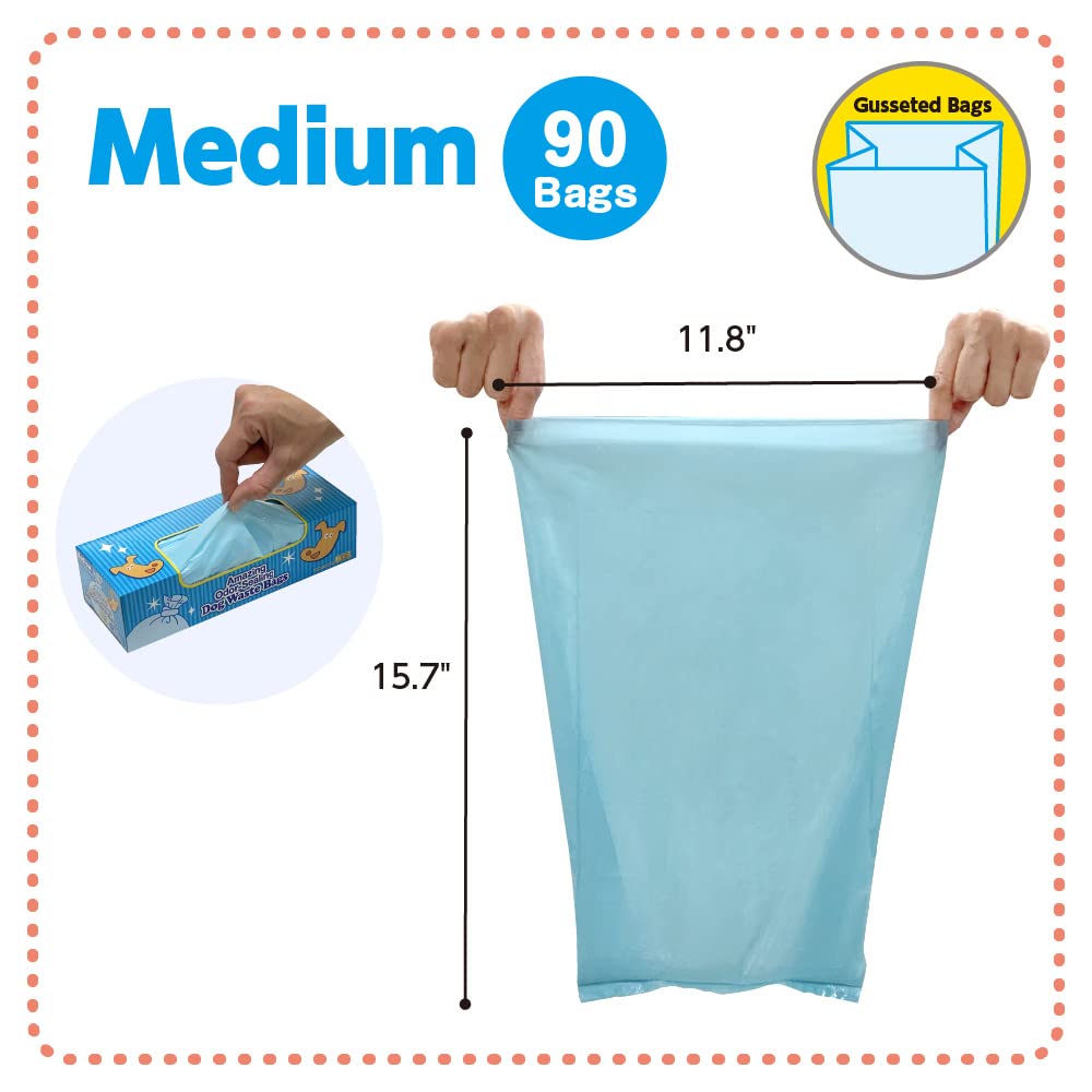 BOS Amazing Odor Sealing Bags interior view highlights easy-dispense packaging