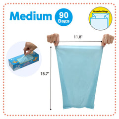BOS Amazing Odor Sealing Bags interior view highlights easy-dispense packaging