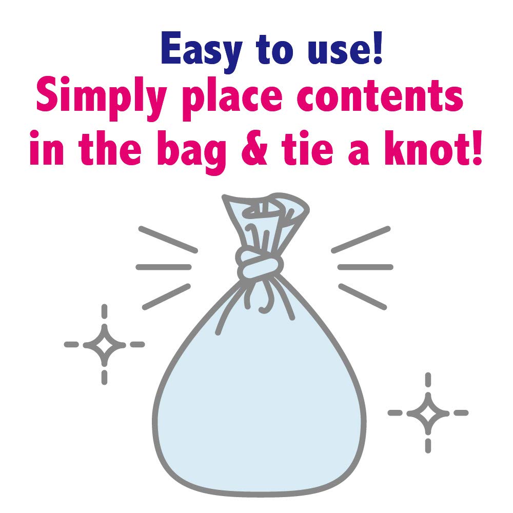 BOS Amazing Odor Sealing Bags light blue color for discreet disposal