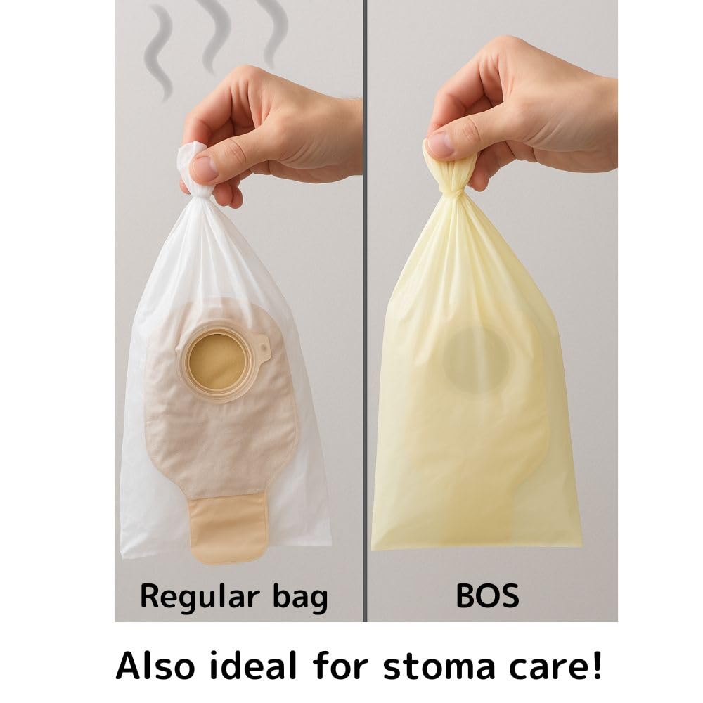 BOS amazing odor sealing bags size 11.8x15.7 inches for waste containment