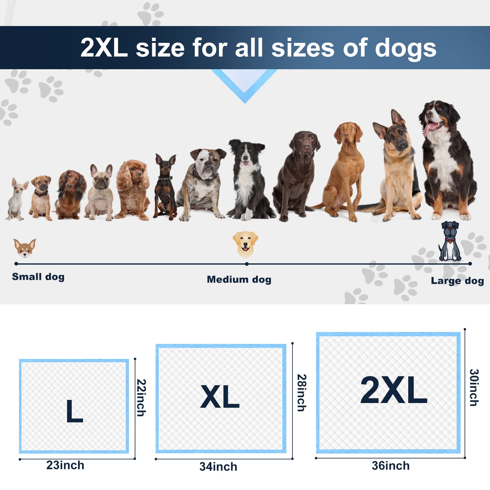 Boscute XXL Thicken ideal for puppies and aging pets during training at home.