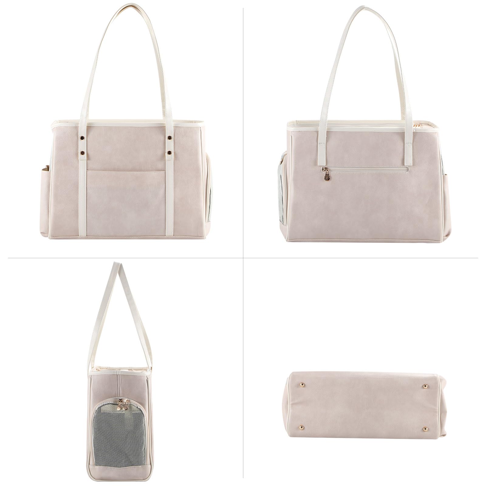 Bosnanller airline-approved soft-sided pet tote designed for easy in-cabin travel.