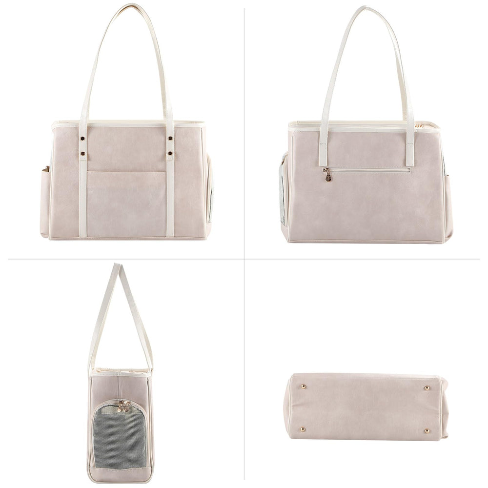 Bosnanller airline-approved soft-sided pet tote designed for easy in-cabin travel.