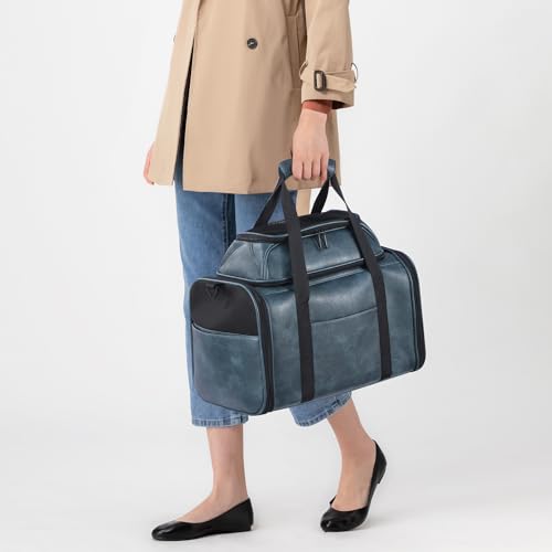 Bosnanller luggage sleeve enables hands-free airport navigation.