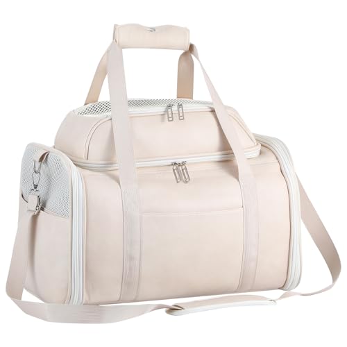Bosnanller carrier beige water-resistant vegan leather suitable for daily use
