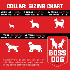 Boss Dog Tactical Collar nylon webbing closeup highlighting reinforced construction