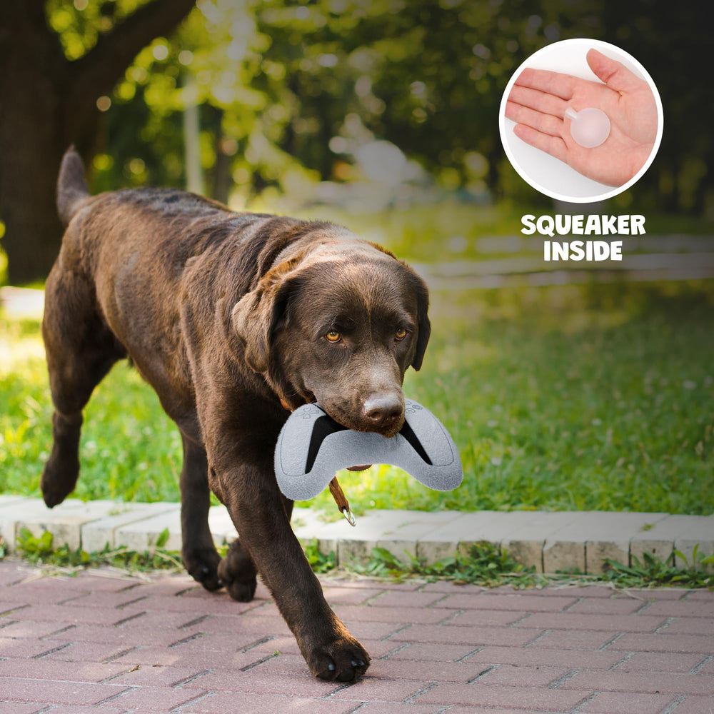 Both Tails non-toxic durable dog toy—safe daily chewing and play.