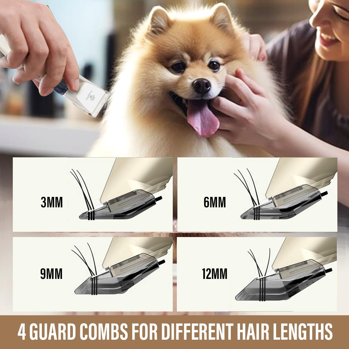 BougiePaw shampoo brush prepares pets for grooming with gentle cleaning.