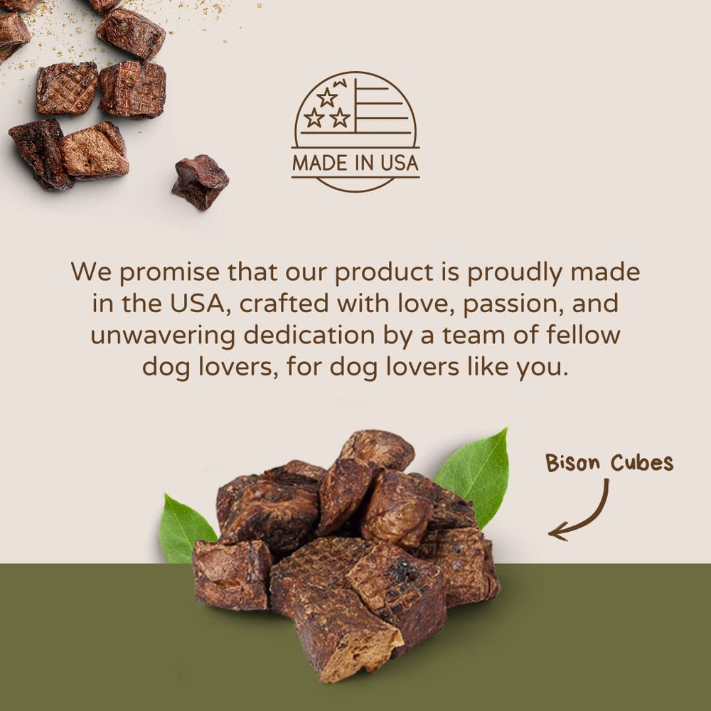 Free-range sourcing badge for Boulder Bison Cubes