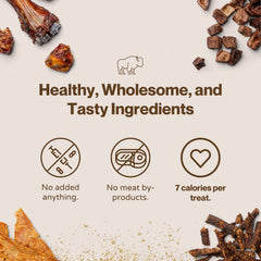 Boulder Dog Food Company Bison Bits packaging USA-made ethically sourced